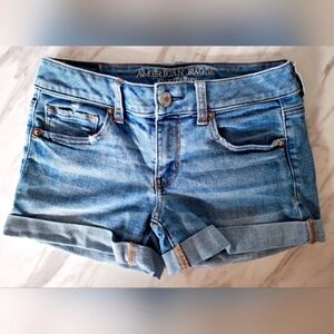 American Eagle Super Stretch Denim Shorts (4)